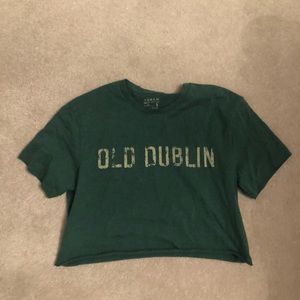 J. Crew cropped shirt